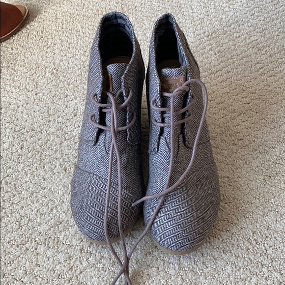 Toms herringbone wedge - Picture 2 of 3